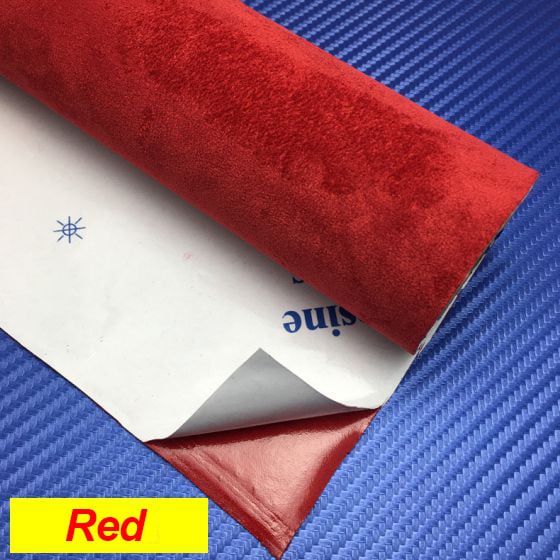 Microfiber Suede Fabric self Adhesive car Wrapping Film Imitation Leather