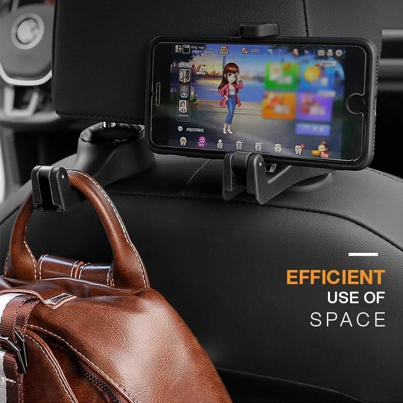 (NEW YEAR SALE-48% OFF) 2 in 1 Car Headrest Hidden Hook(BUY 2 GET 2 FREE NOW!)