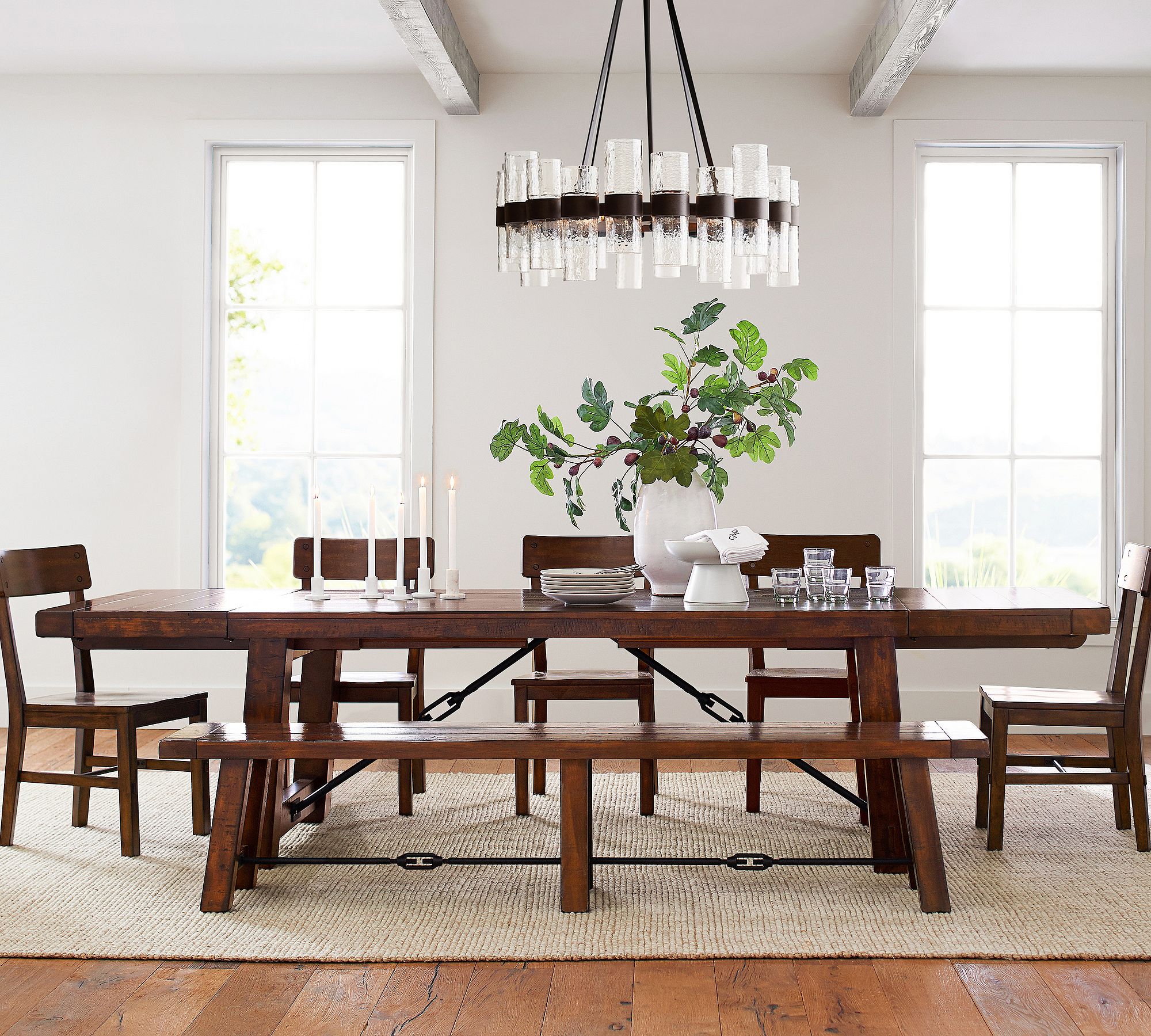 Benchwright Extendable Dining Table (60