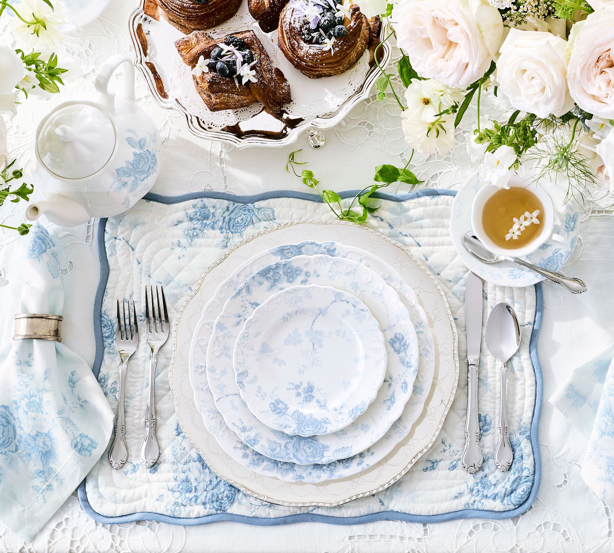 Love Shack Fancy Rose 12-Piece Dinnerware Set