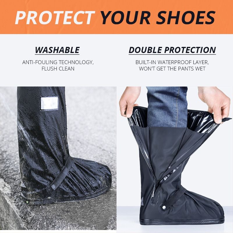 Last Day Promotion 47% OFF - Suitable for wide feet - All-Round Long Waterproof Boot Cover