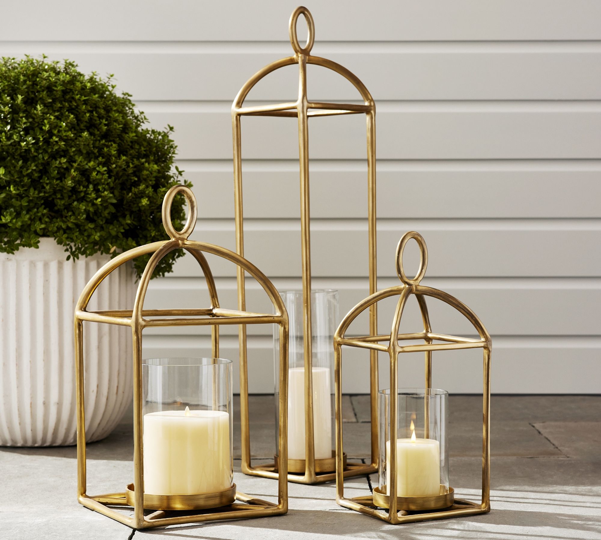 Fallon Forged-Iron Outdoor Lantern