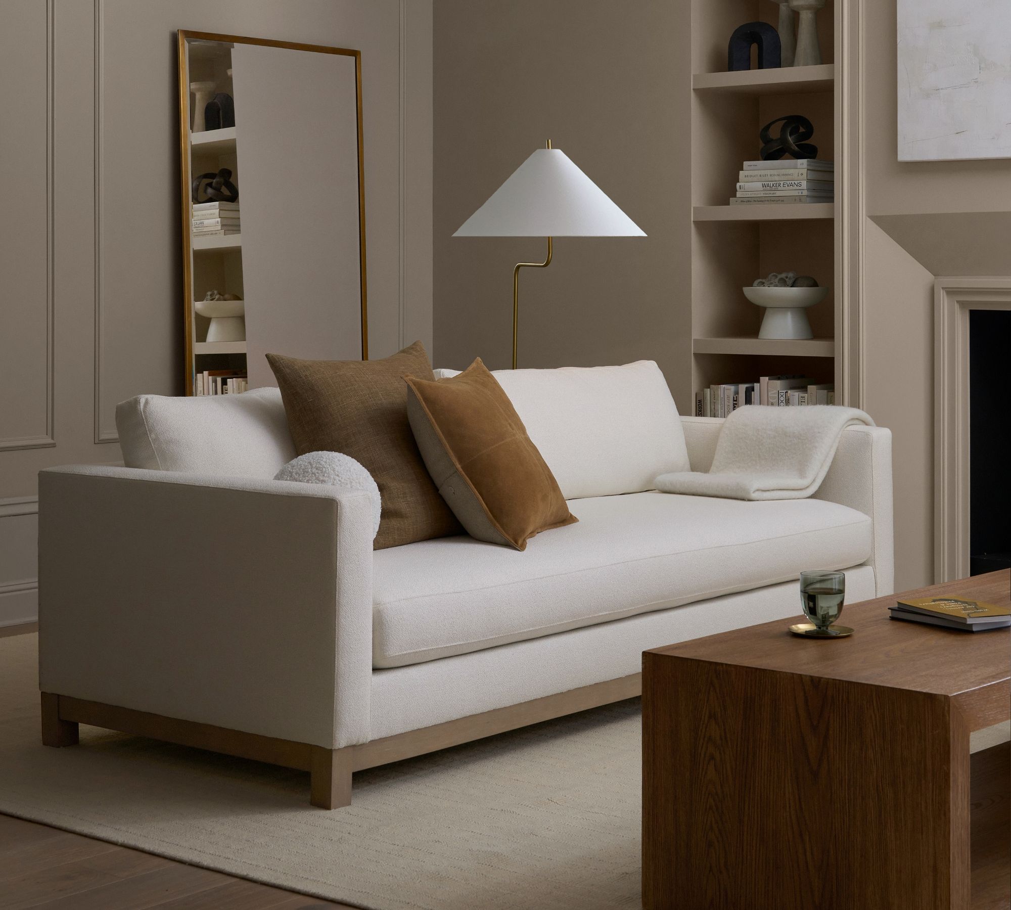 Jake Seadrift Wood Base Sofa
