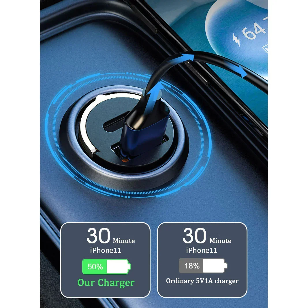 BIG SALE - 48% OFFMulti Compatible 100W Fast Charging Car Charger