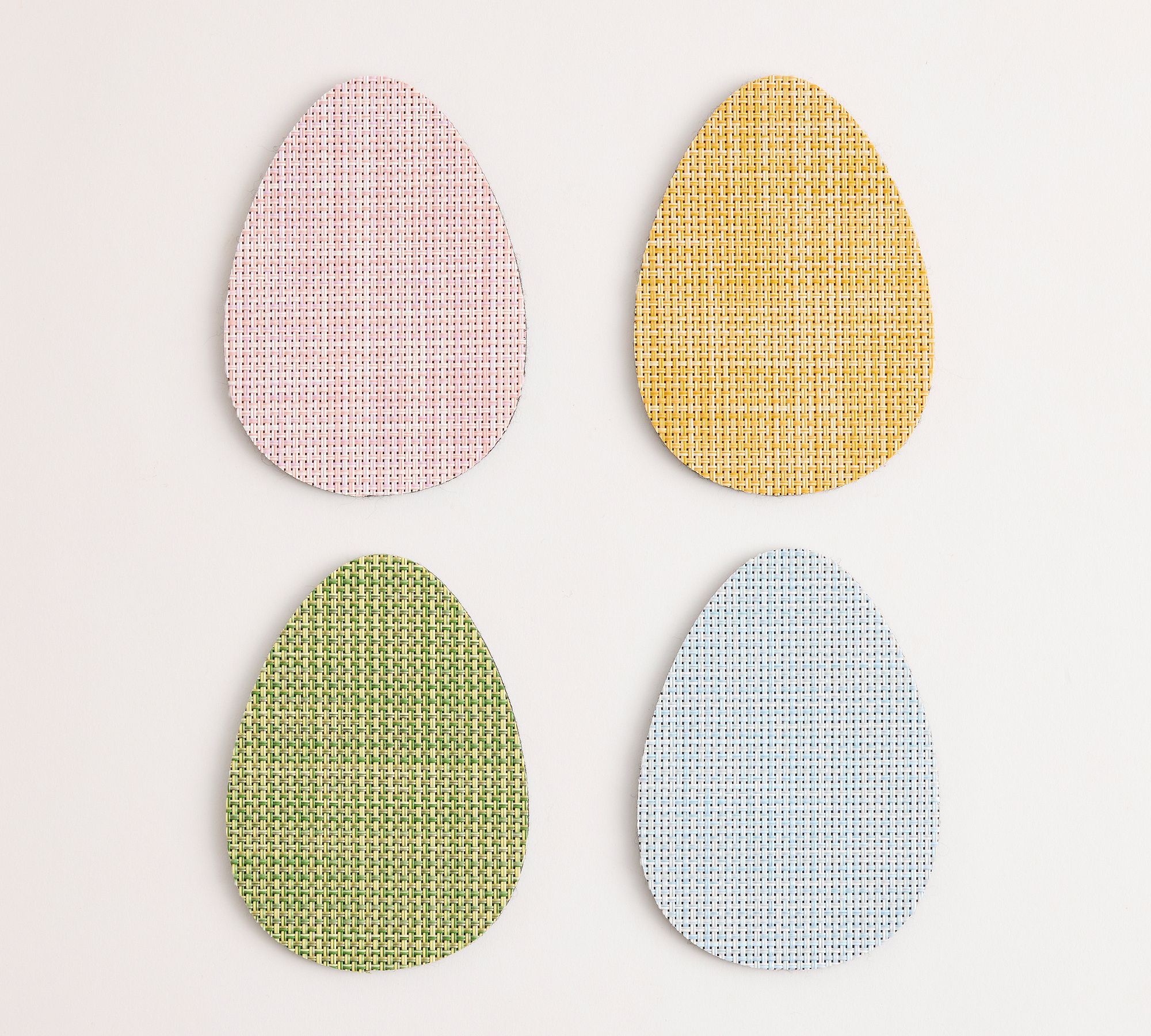 Chilewich Easter Egg Vinyl Coasters - Mixed Set of 4