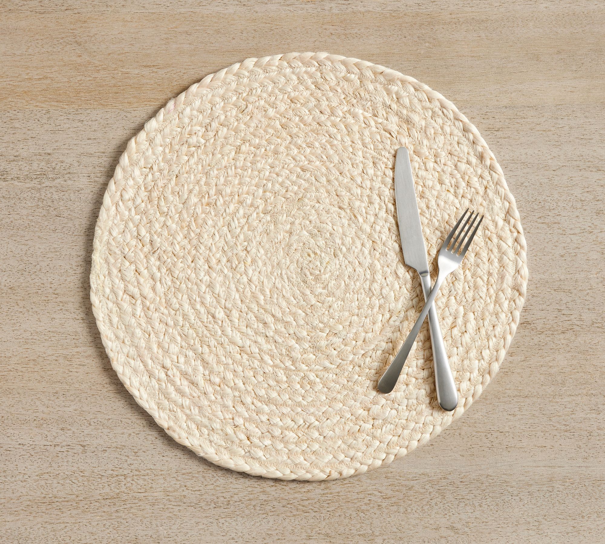 Colton Jute Round Placemats - Set of 4