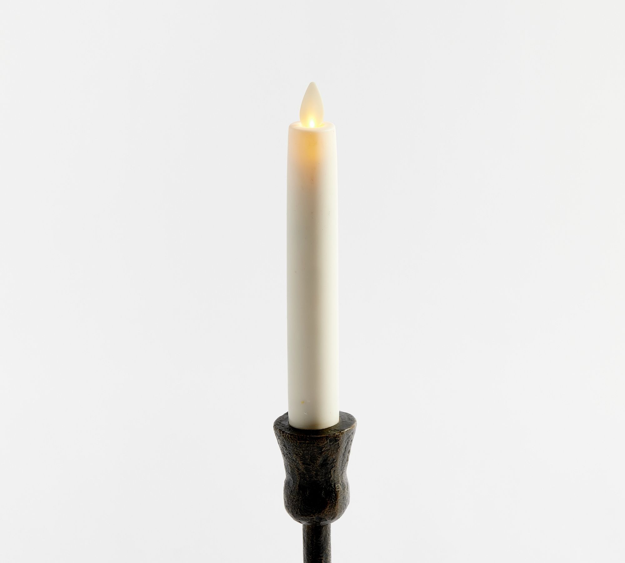 Premium Flickering Flameless Wax Taper Candle