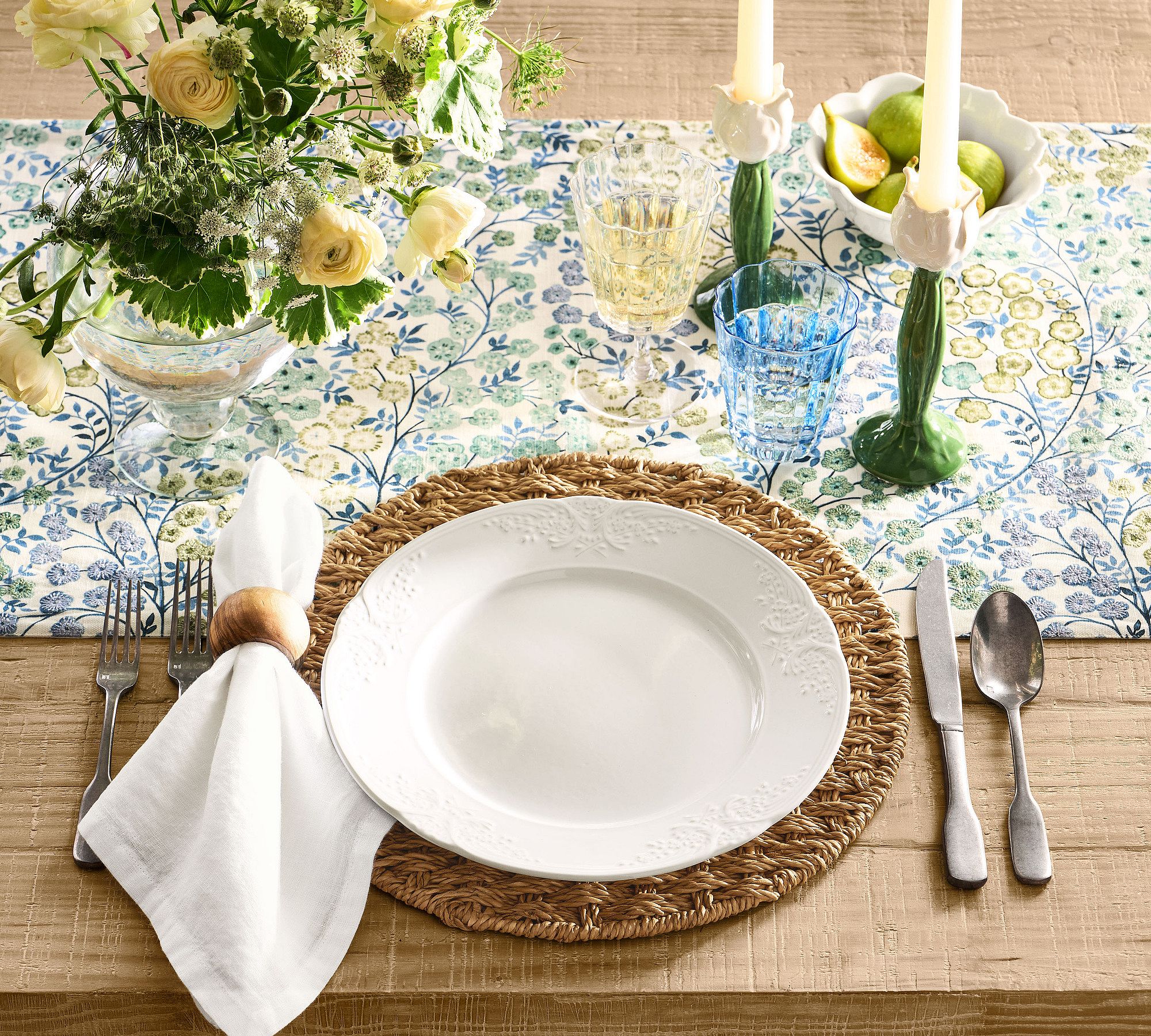 Ophelia Stoneware Dinner Plates - Set of 4