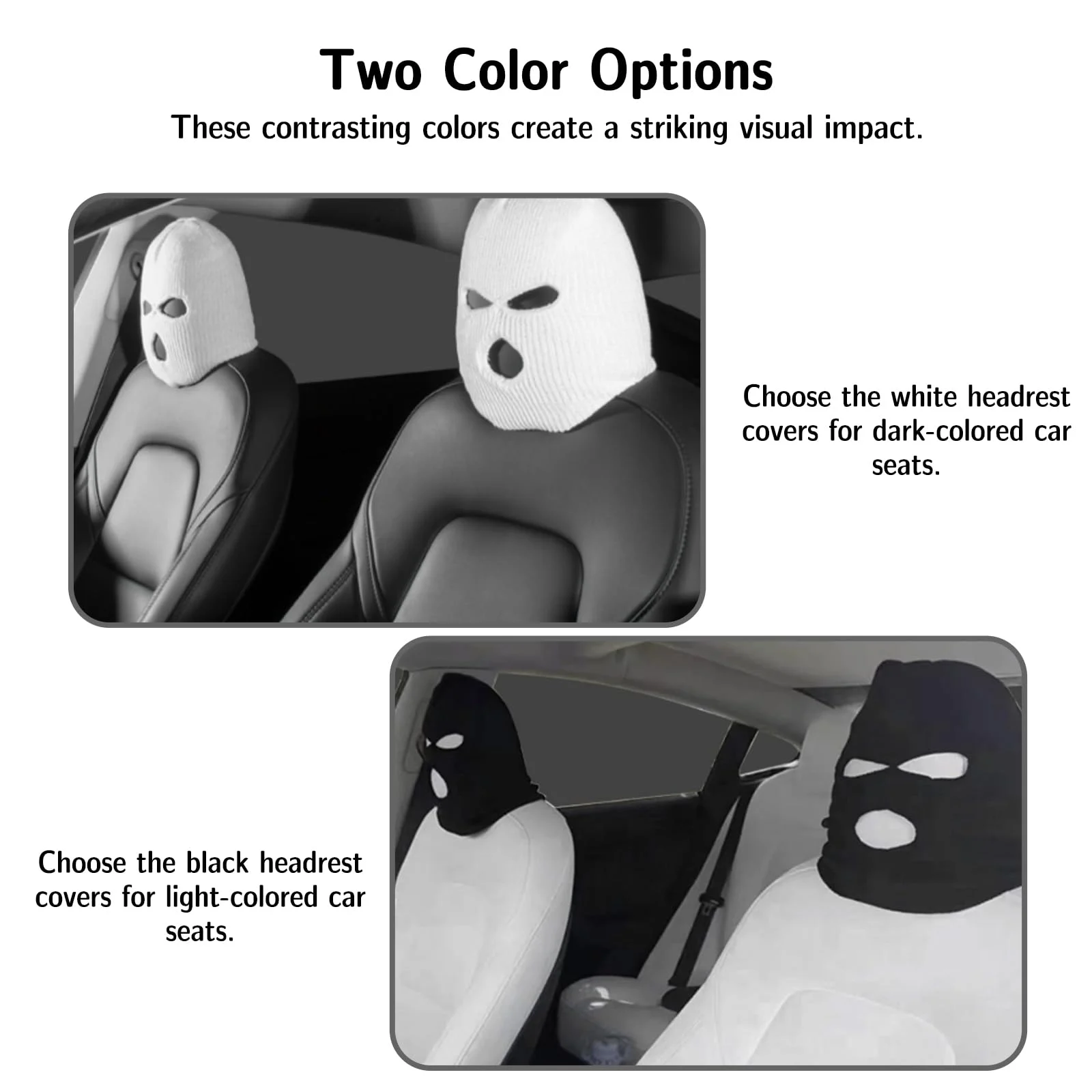 Funny Universal Car Headrest Covers