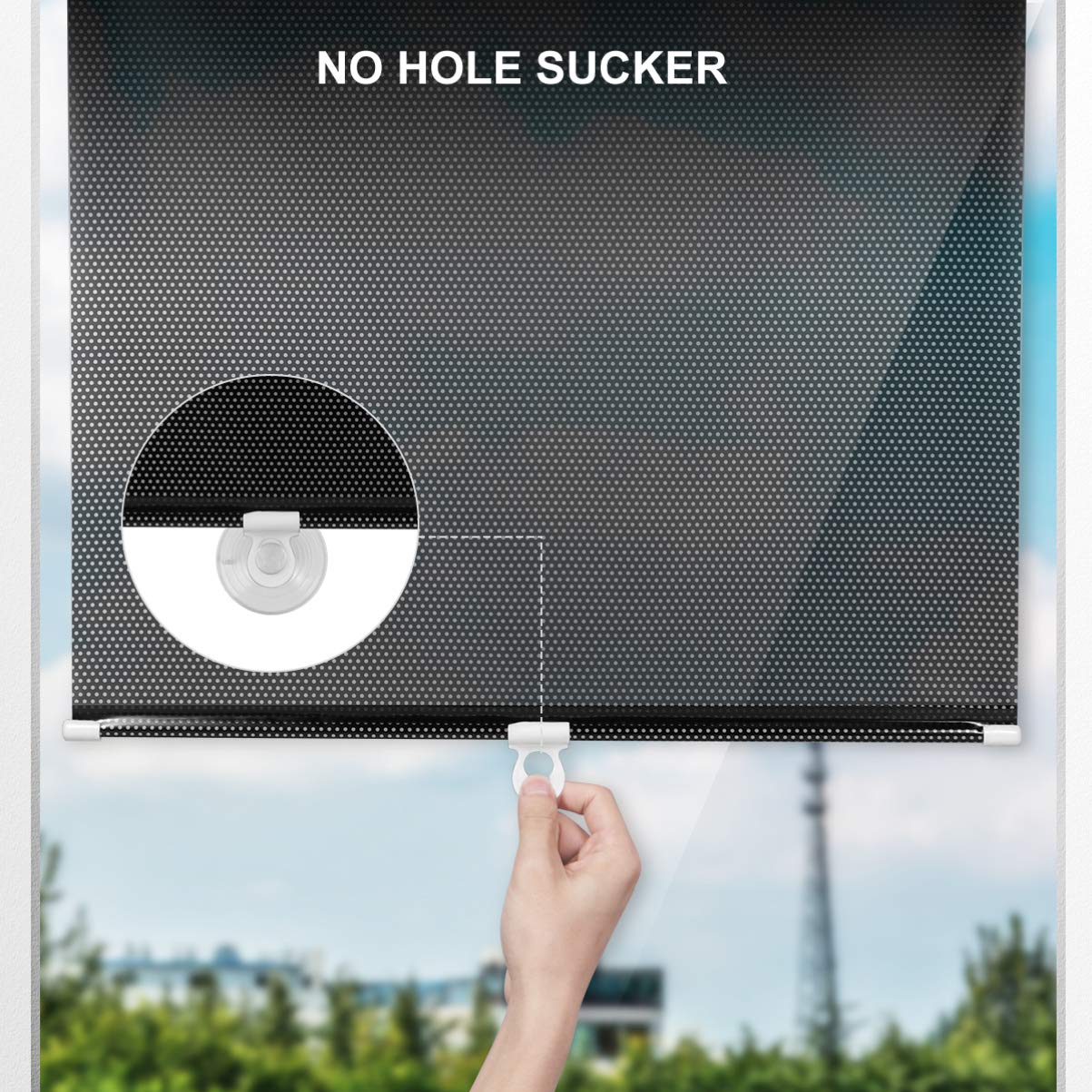 Last Day Promotion 49% OFFRetractable Window Roller Sunshade For Truck/car/SUV/bedroom/kitchen/living room/office