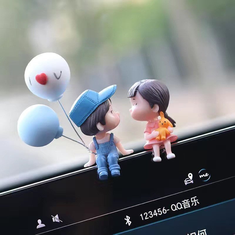 BIG SALE - 47% OFFCute Couple Car Ornament