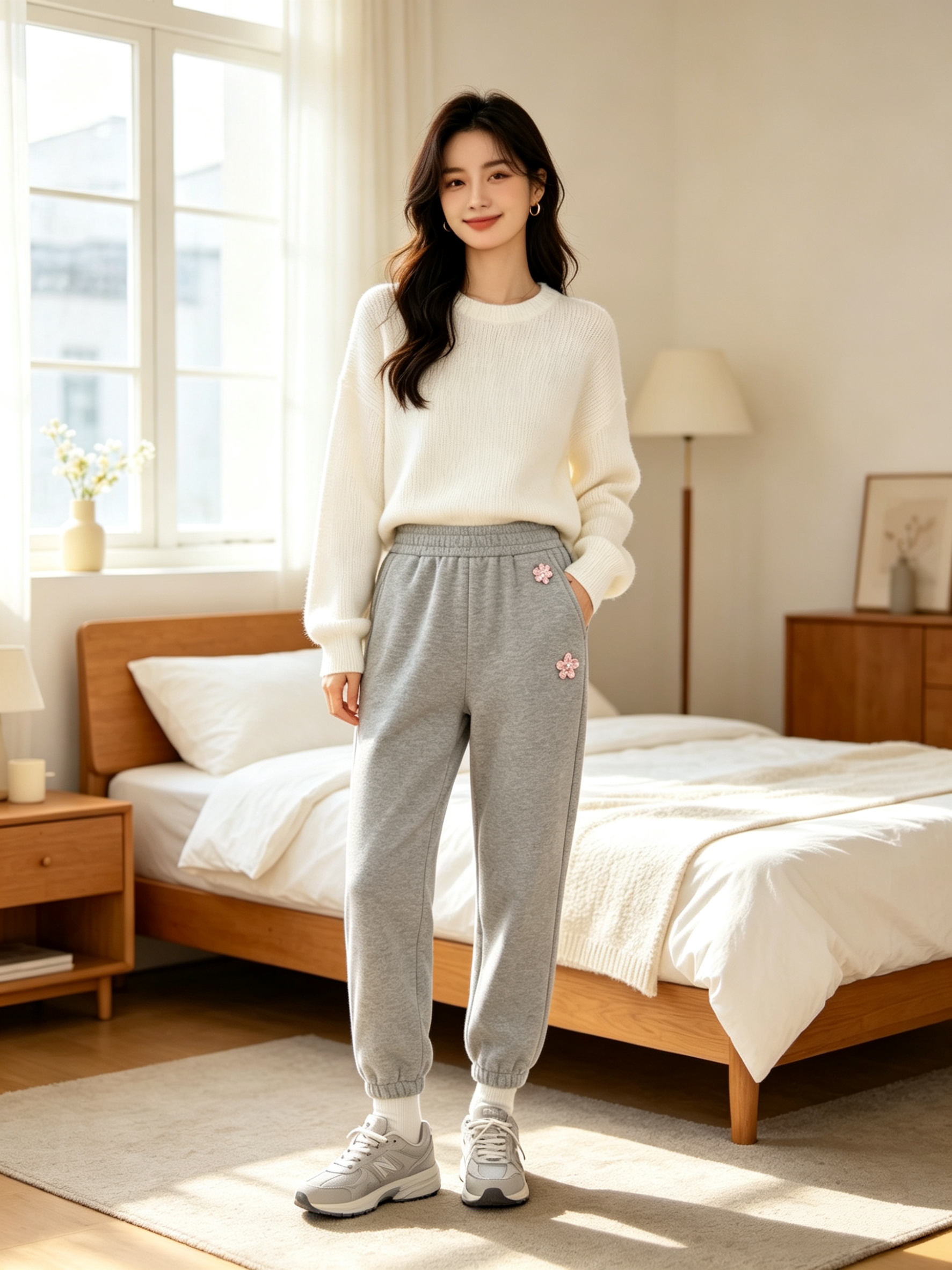 Sweatpants in Heather Gray