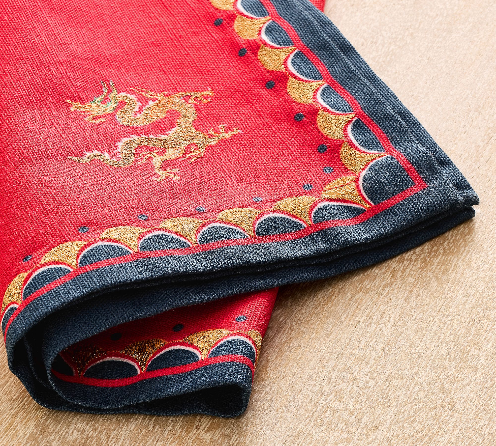 Lunar New Year Cotton Napkins - Set of 4