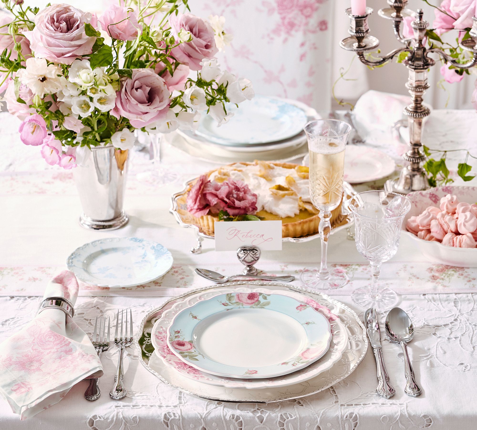 LoveShackFancy Antique Silver Place Card Holders - Set of 4