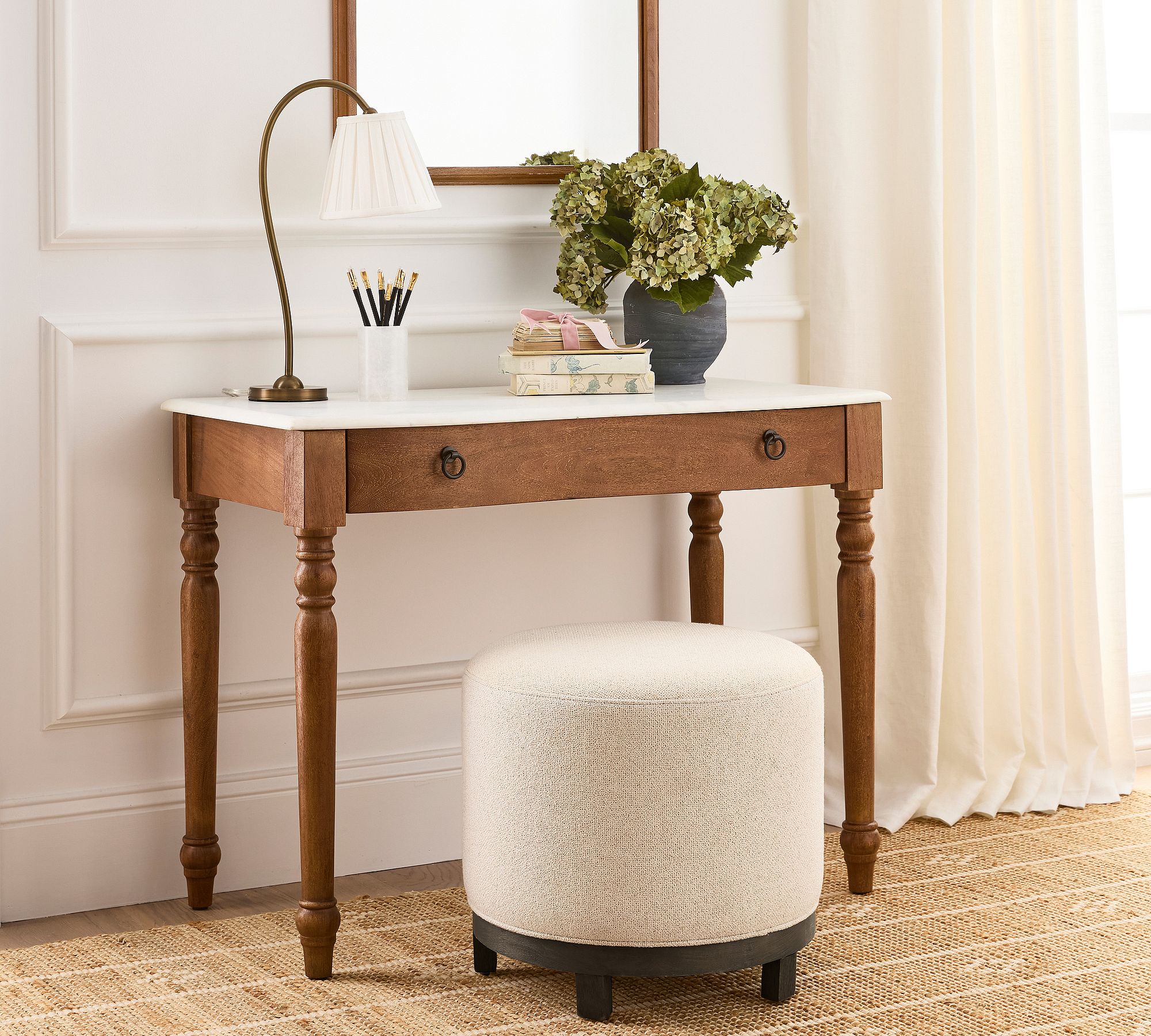 Scarlett Marble Writing Desk (39