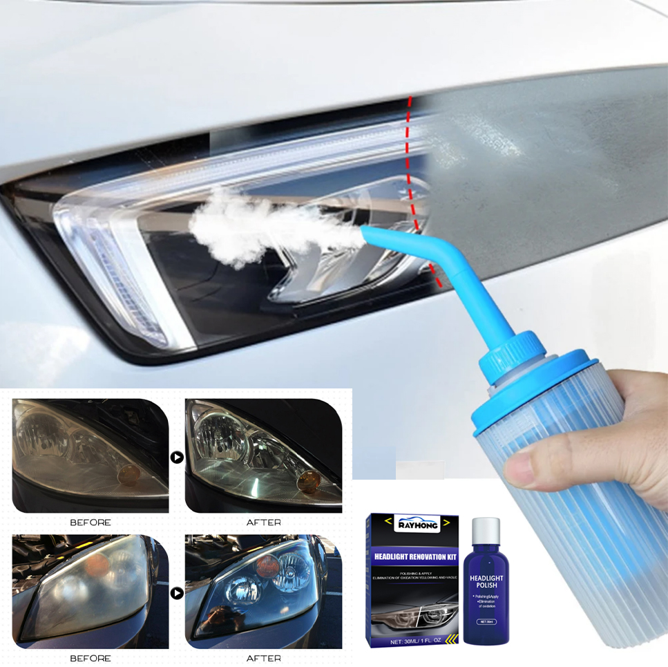 Car Headlight Repair Coating Polishing Anti-scratch Restoration Kit