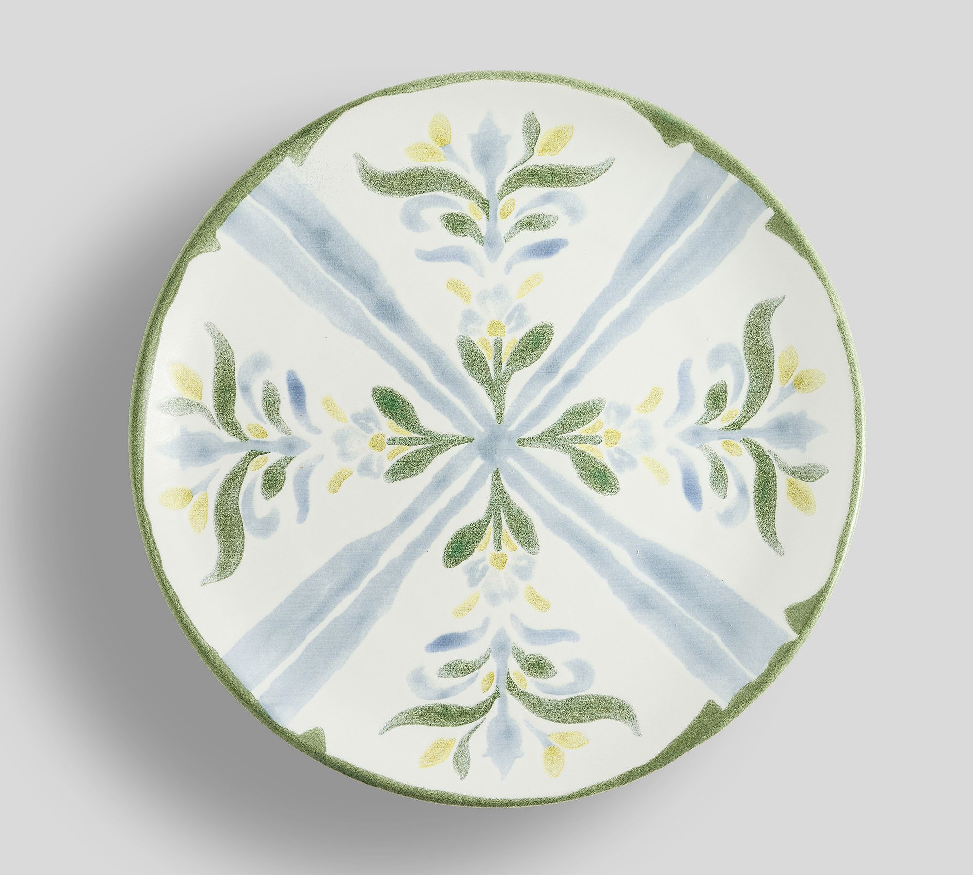 Chambray Tile Multi Stoneware Salad Plates - Set of 4