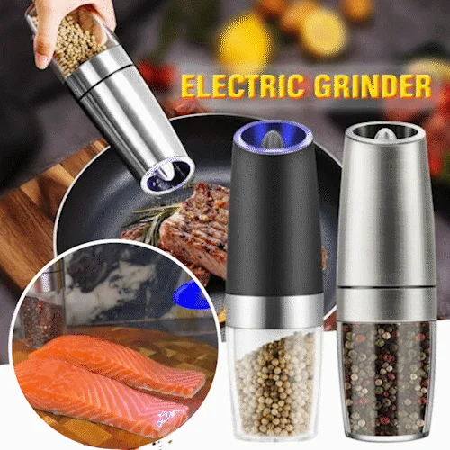 Christmas Sale 49% OFF - Automatic Electric Gravity Induction Salt & Pepper Grinder - BUY 2 GET FREE SHIPPING