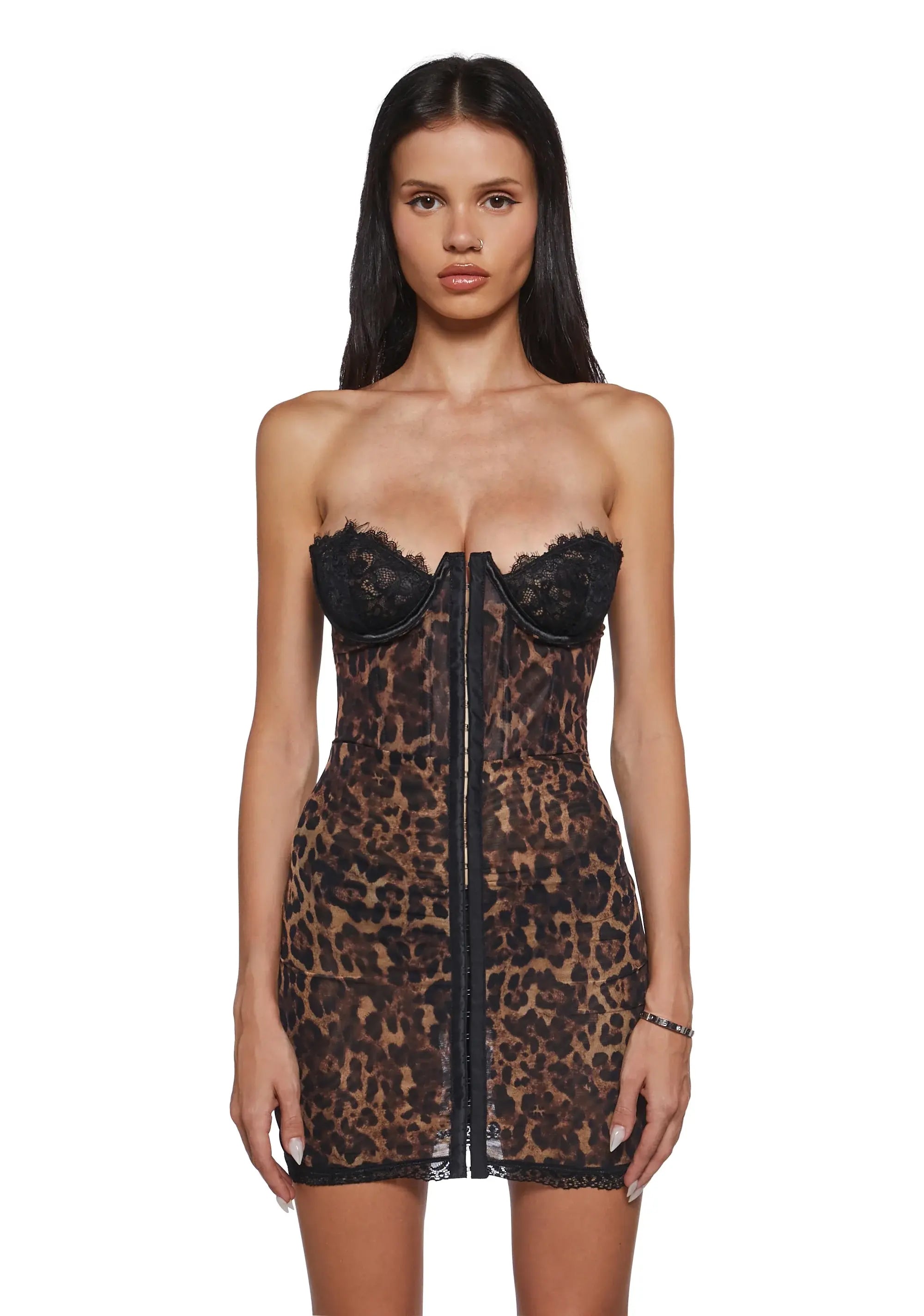 Slip Dress - Leopard Print