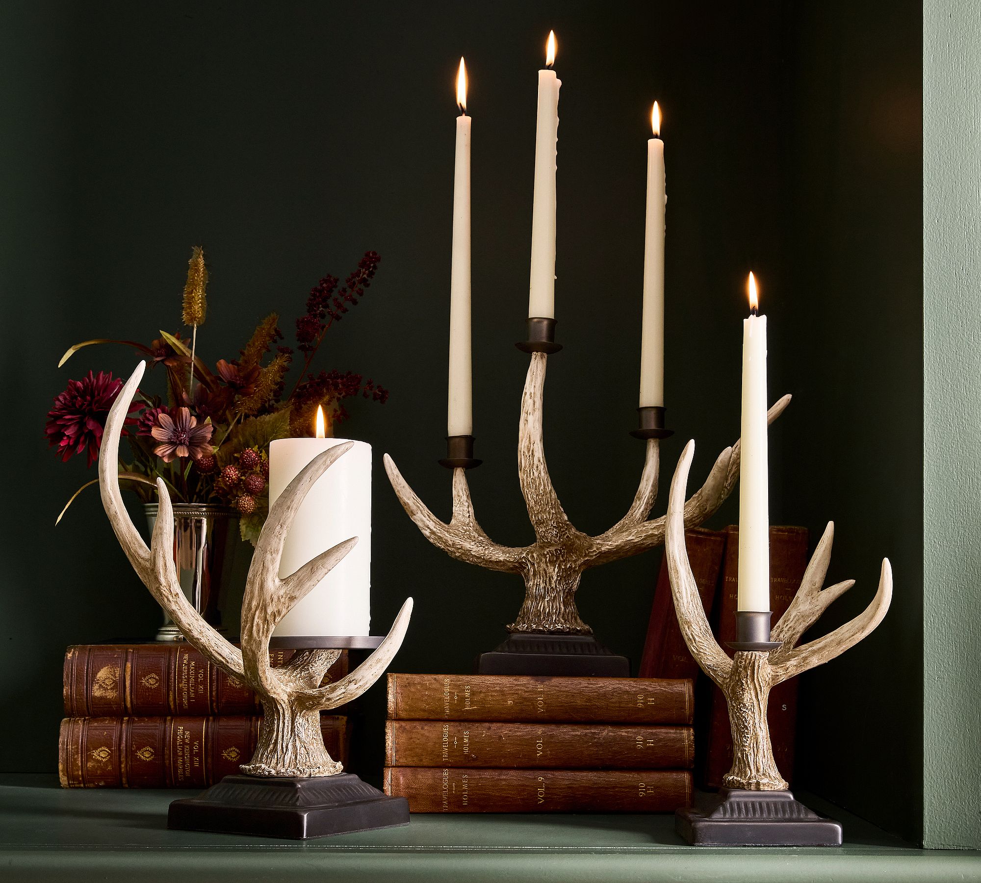 Antler Candle Holder