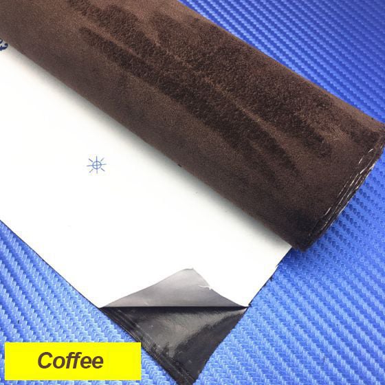 Microfiber Suede Fabric self Adhesive car Wrapping Film Imitation Leather
