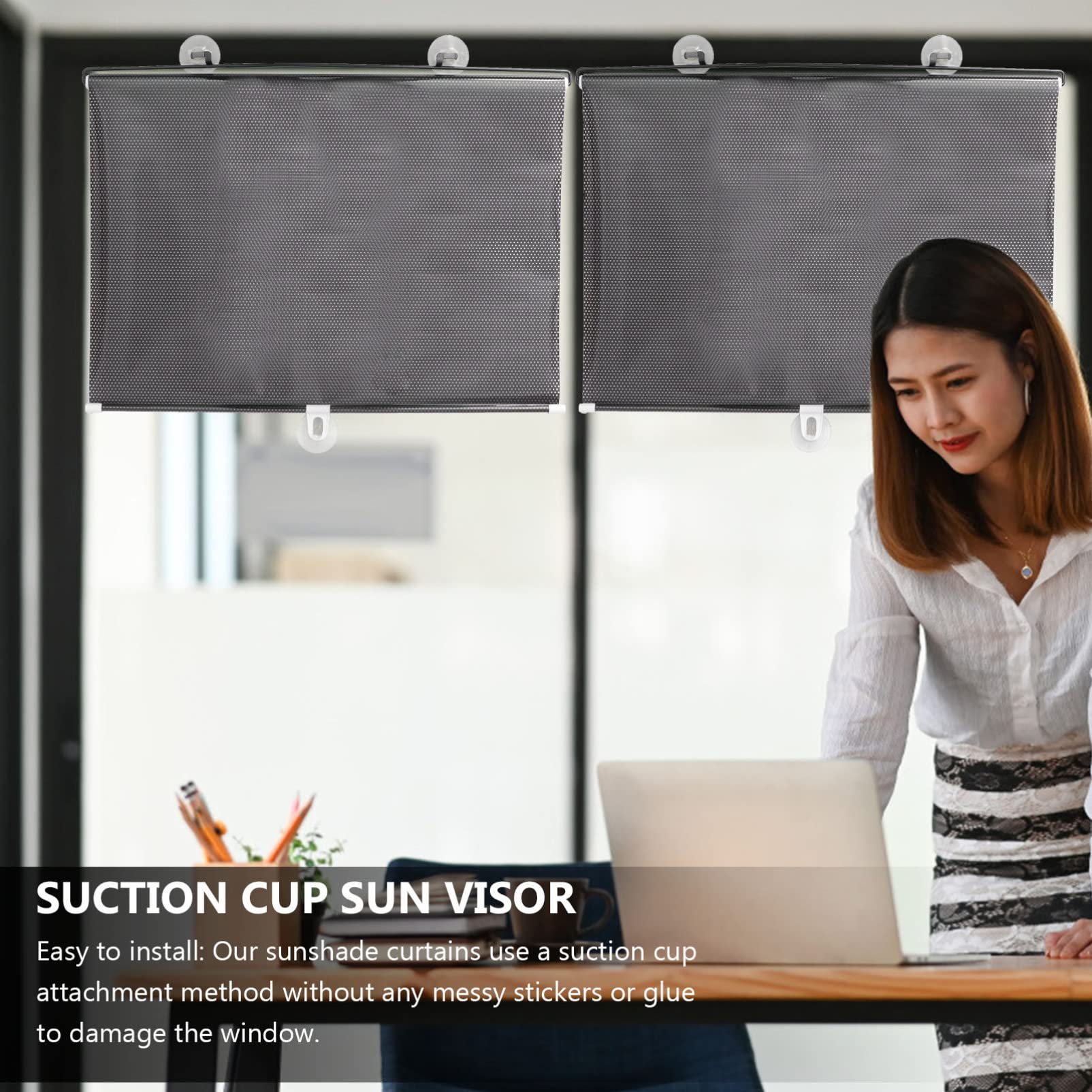 Last Day Promotion 49% OFFRetractable Window Roller Sunshade For Truck/car/SUV/bedroom/kitchen/living room/office