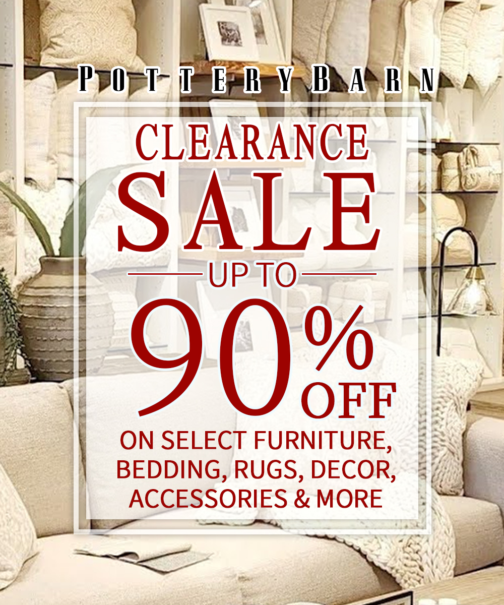 Potter Barn Clearance Sale