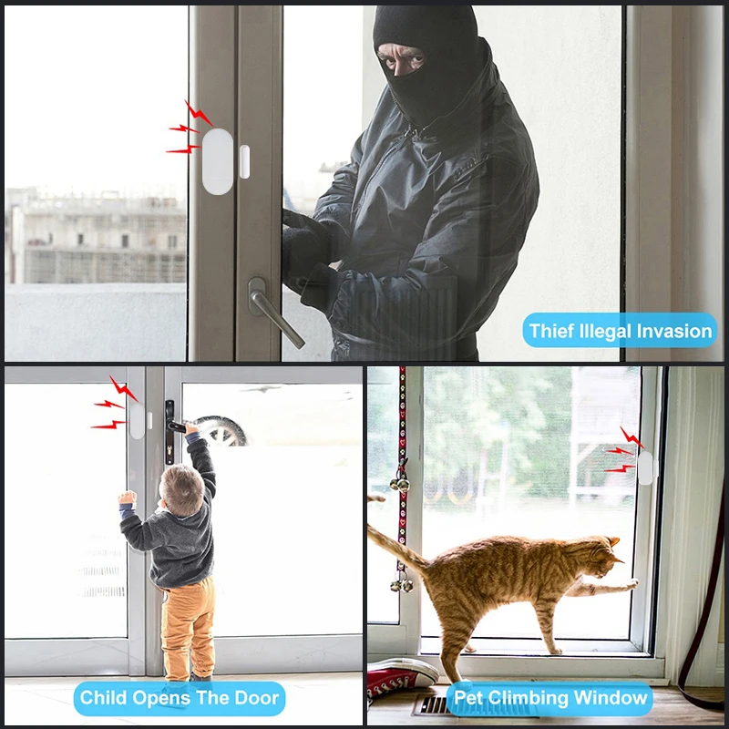 Multi-Function Door Window Sensor Alarm