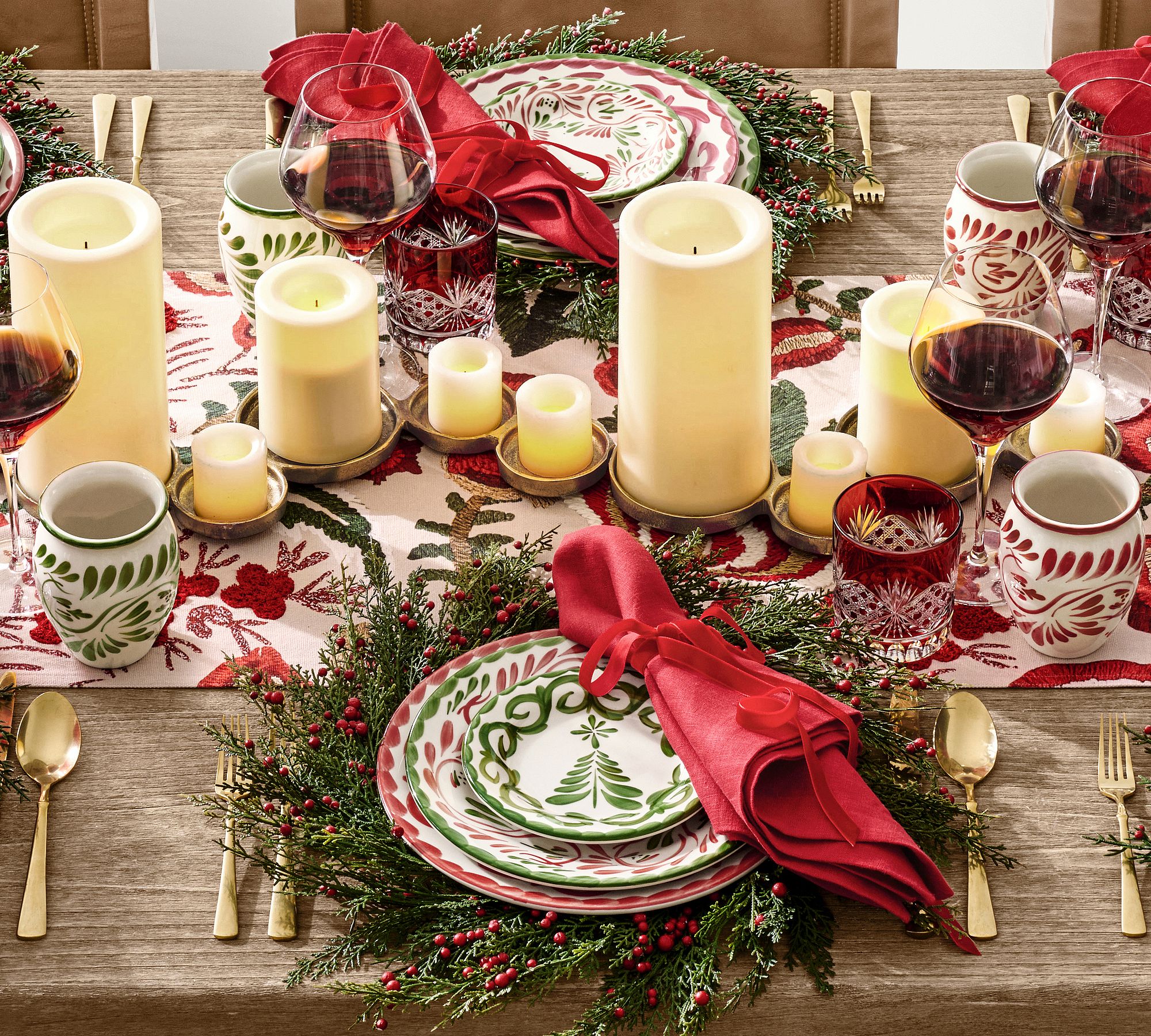 Sedona Brass Candle Holder Centerpiece