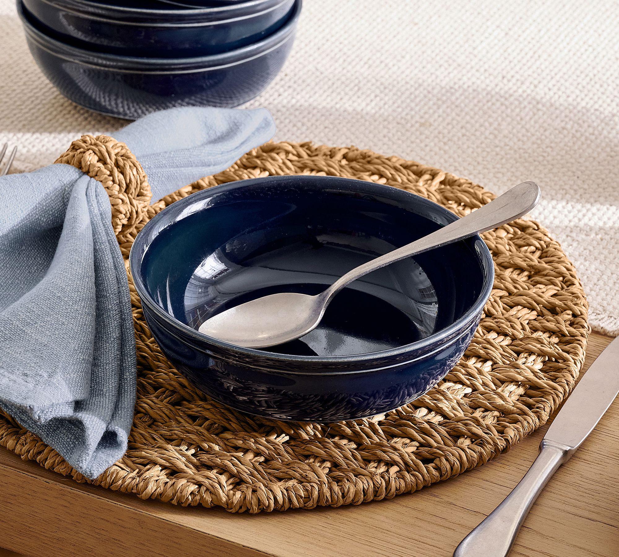 Cambria Handcrafted Stoneware Soup Bowls - Set of 4