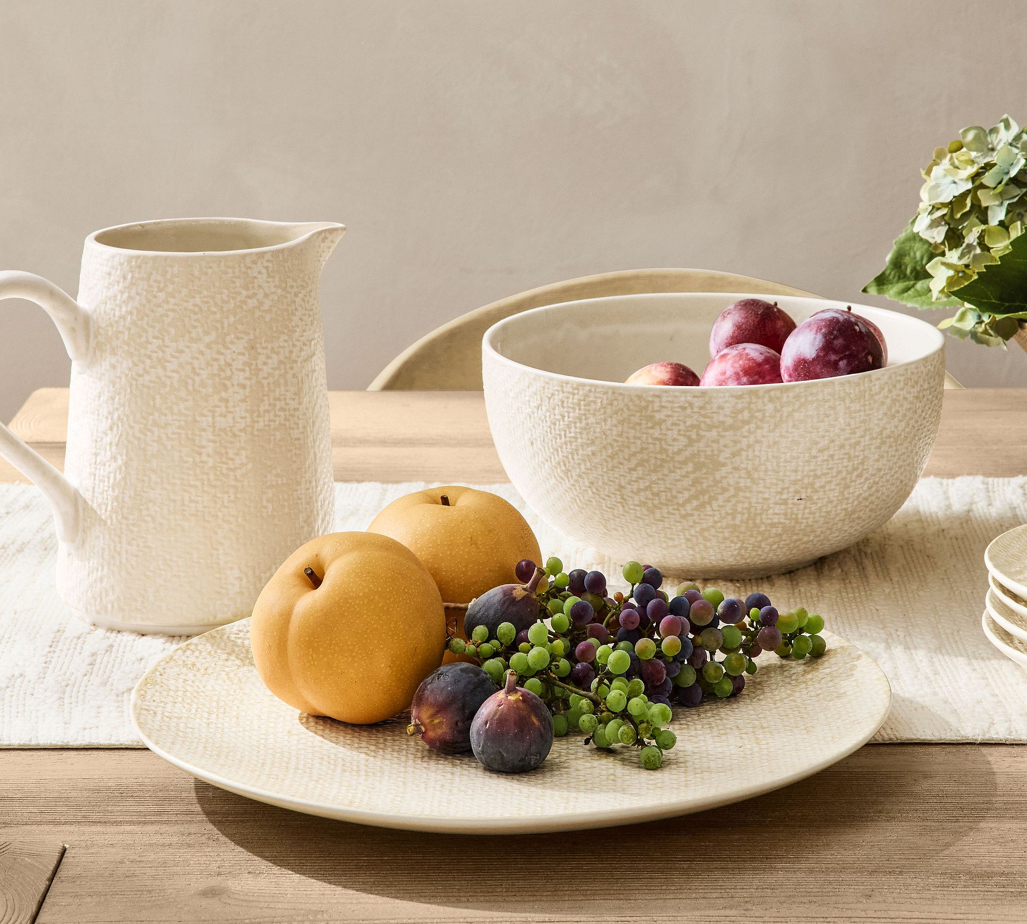 Elena Stoneware Serving Bowl