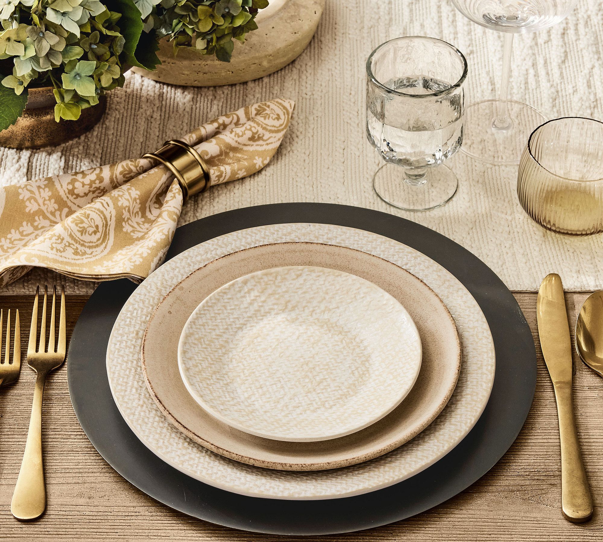 Elena Stoneware Dinnerware Sets