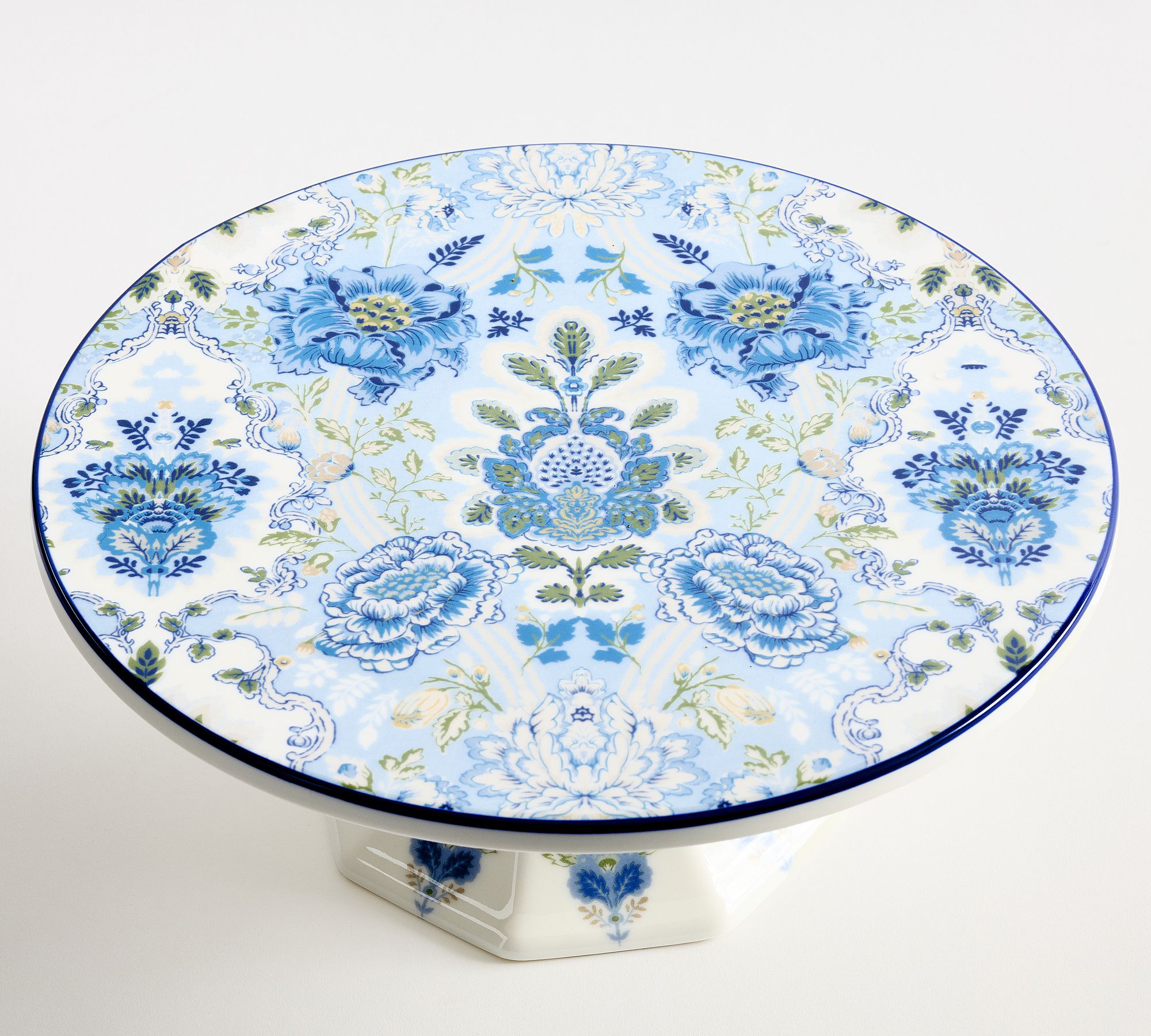 Kravet Arboretum Stoneware Cake Stand