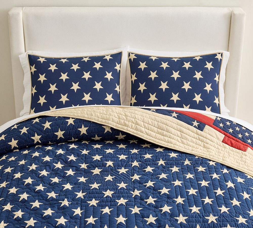 American Flag Reversible Quilt
