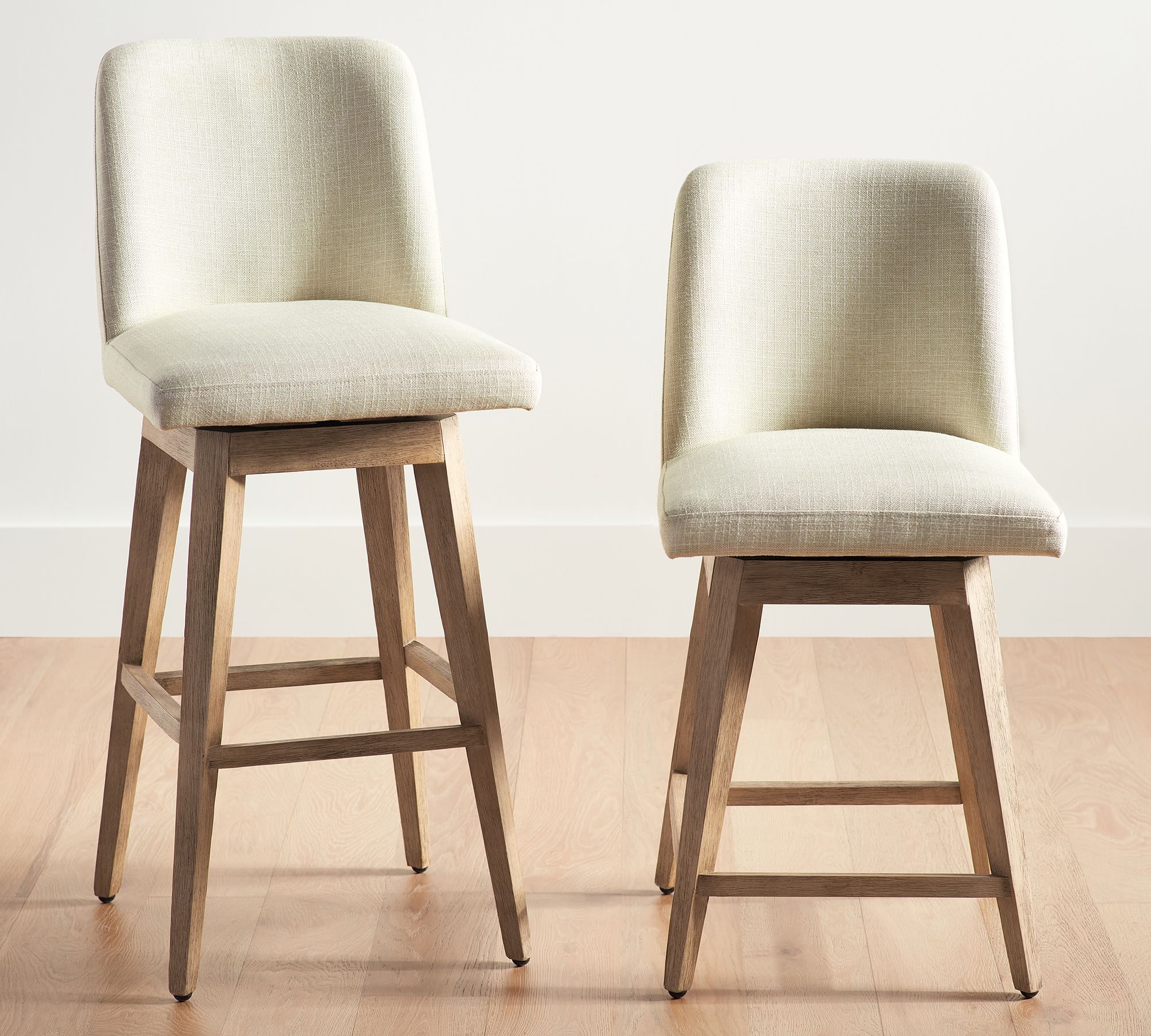 Layton Upholstered Swivel Stool