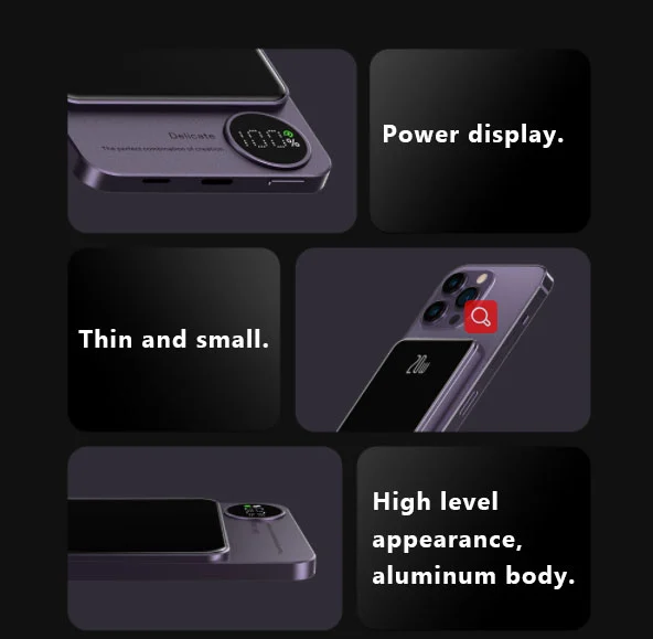 ( Early Mother's Day Sale - 47% OFF)-Macsafe Powerbank Magnetic-(Buy 10000mAh save more)