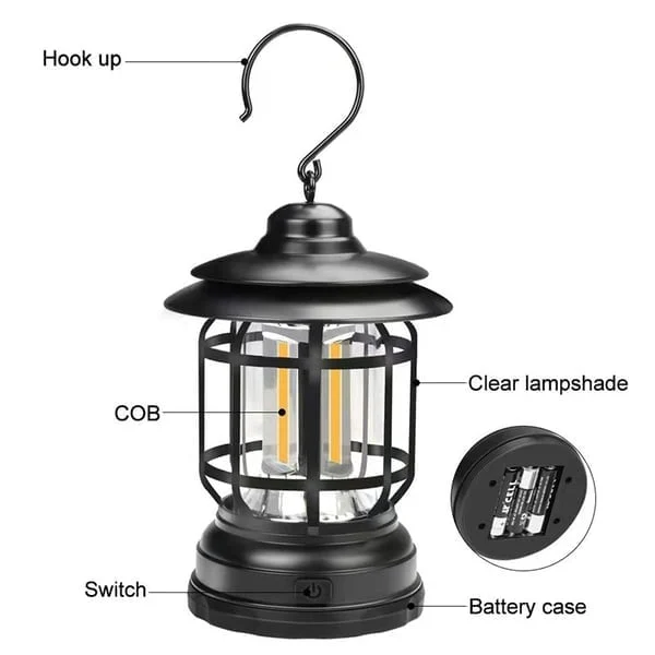 2023 New Year's Promotion-Portable Retro Camping LampBuy 2 Get Extra 10% OFF