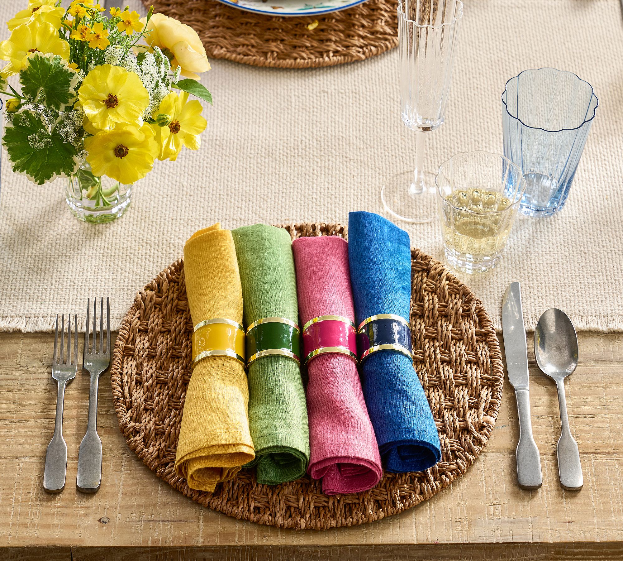 Eliza Linen Napkins - Set of 4