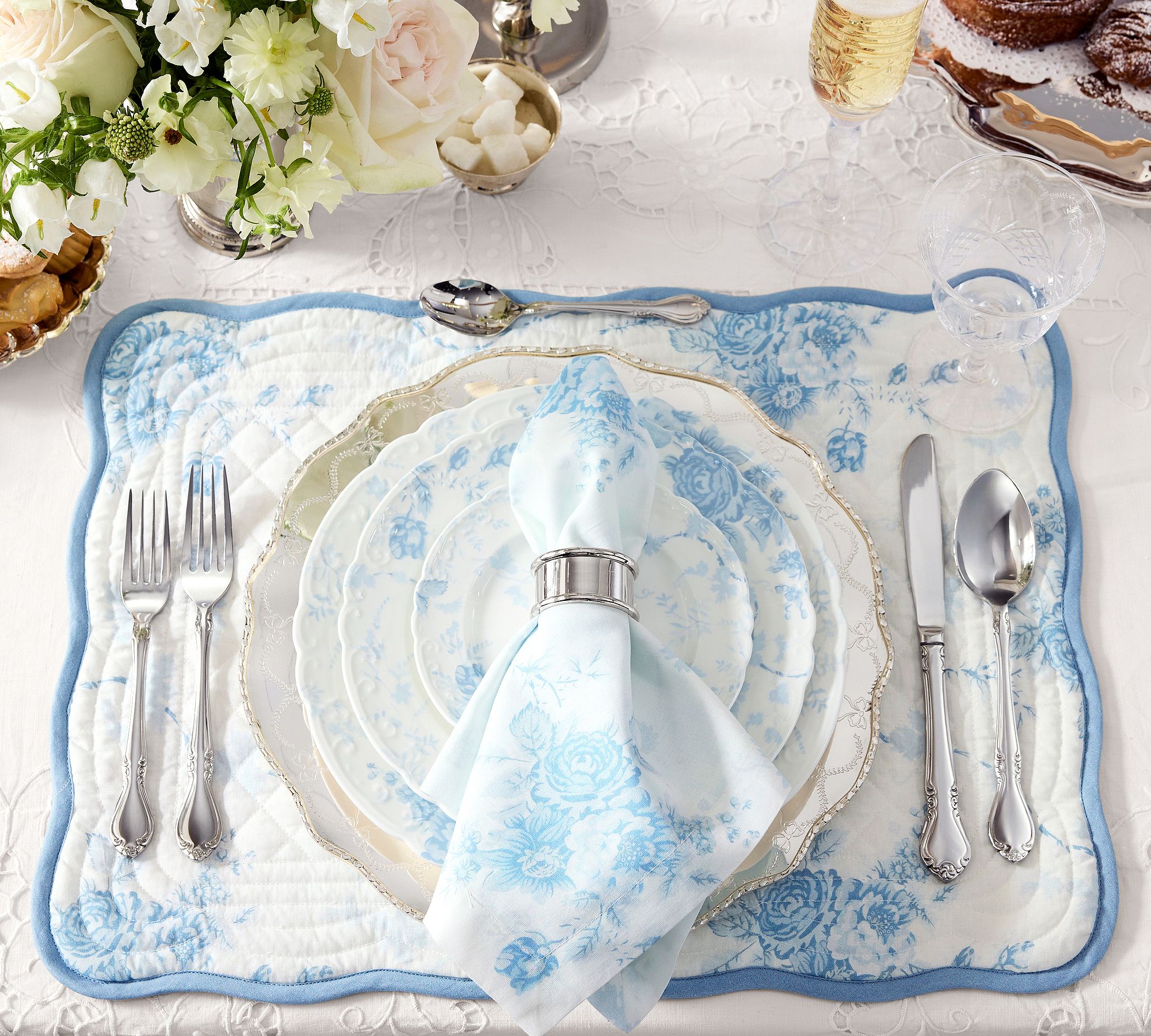 New Colors LoveShackFancy Rose Porcelain Salad Plates - Set of 4