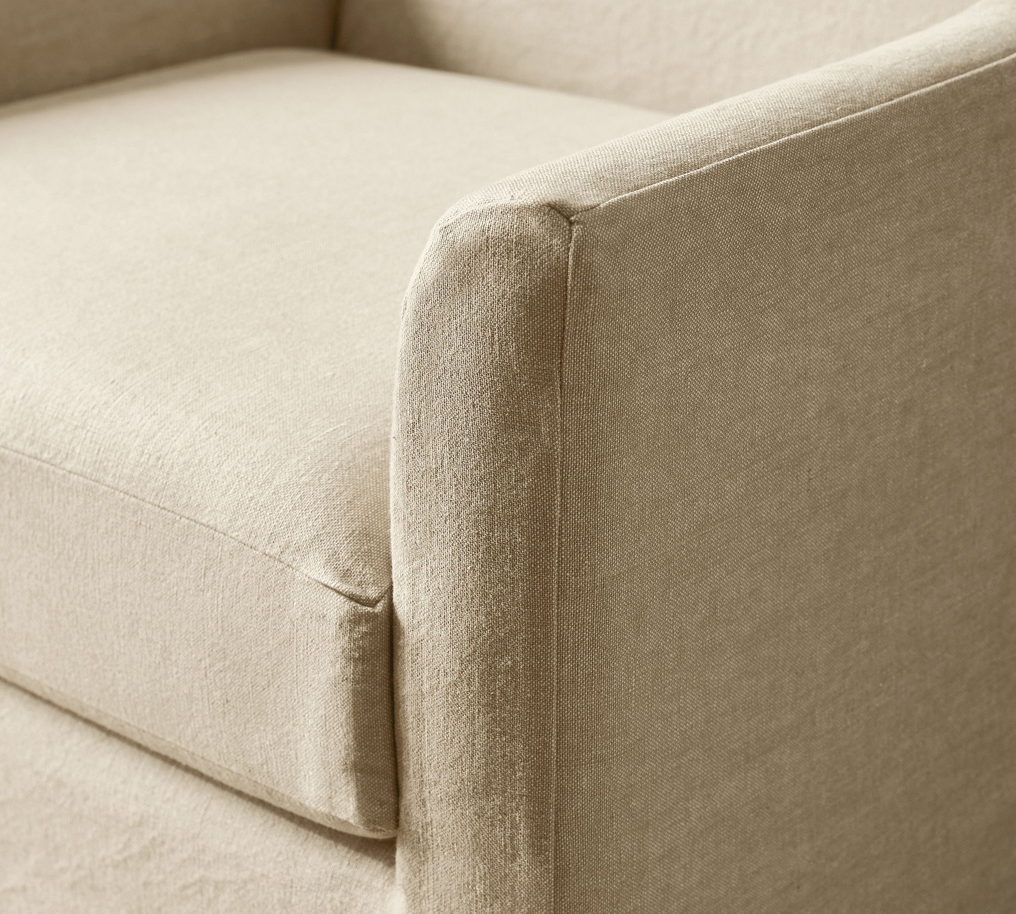 Belen Slipcovered Swivel Chair