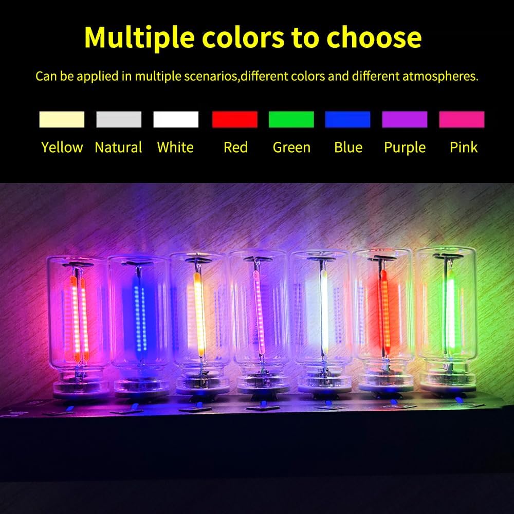 Retro-inspired interior mood lamps
