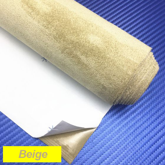 Microfiber Suede Fabric self Adhesive car Wrapping Film Imitation Leather