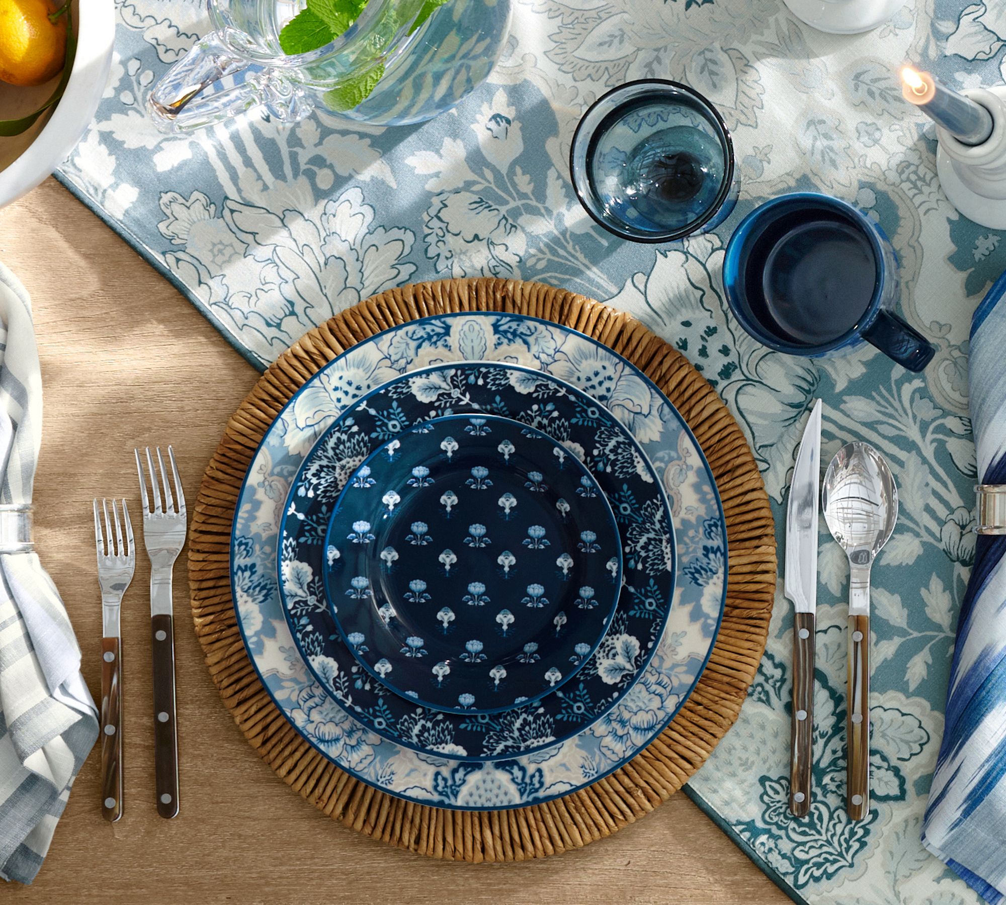 Kravet Blossom Salad Plates - Set of 4 $64