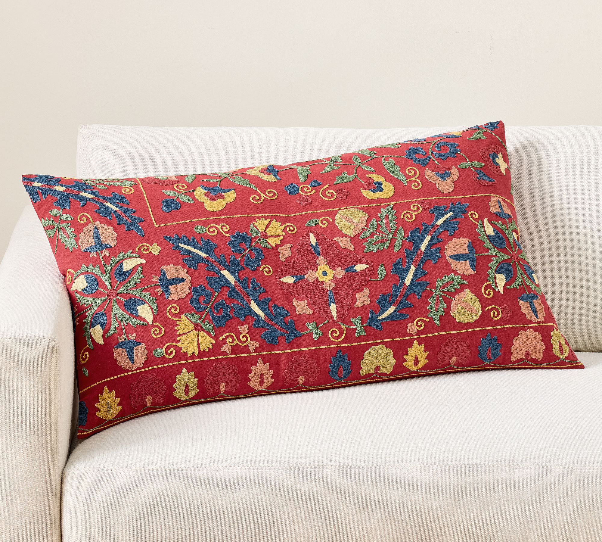 Alessia Suzani Lumbar Pillow