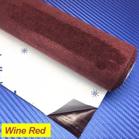 Microfiber Suede Fabric self Adhesive car Wrapping Film Imitation Leather