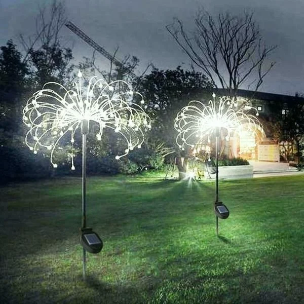 BIG SALE -48% OFF-Waterproof  Solar Garden  Fireworks Lamp