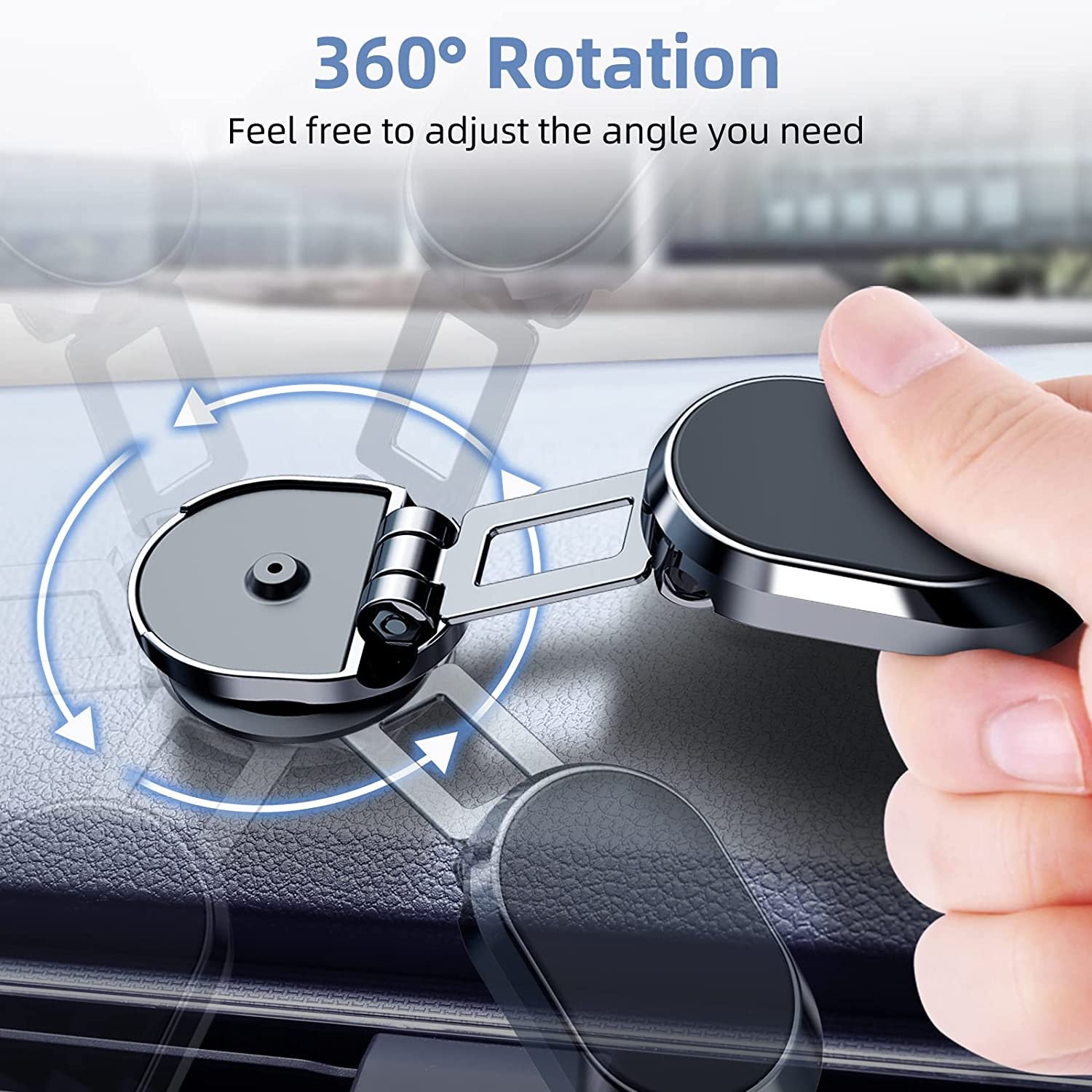 (Flash Sale-49% Off ) 2022 NEW Foldable Magnetic Car Phone Mount (Buy More Save More)