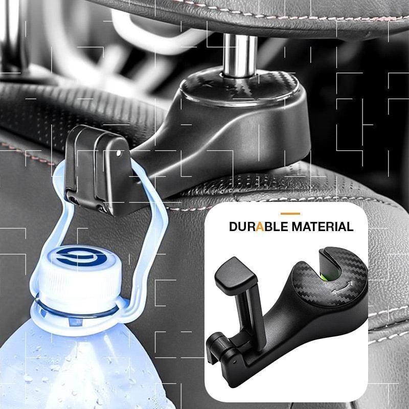 (NEW YEAR SALE-48% OFF) 2 in 1 Car Headrest Hidden Hook(BUY 2 GET 2 FREE NOW!)