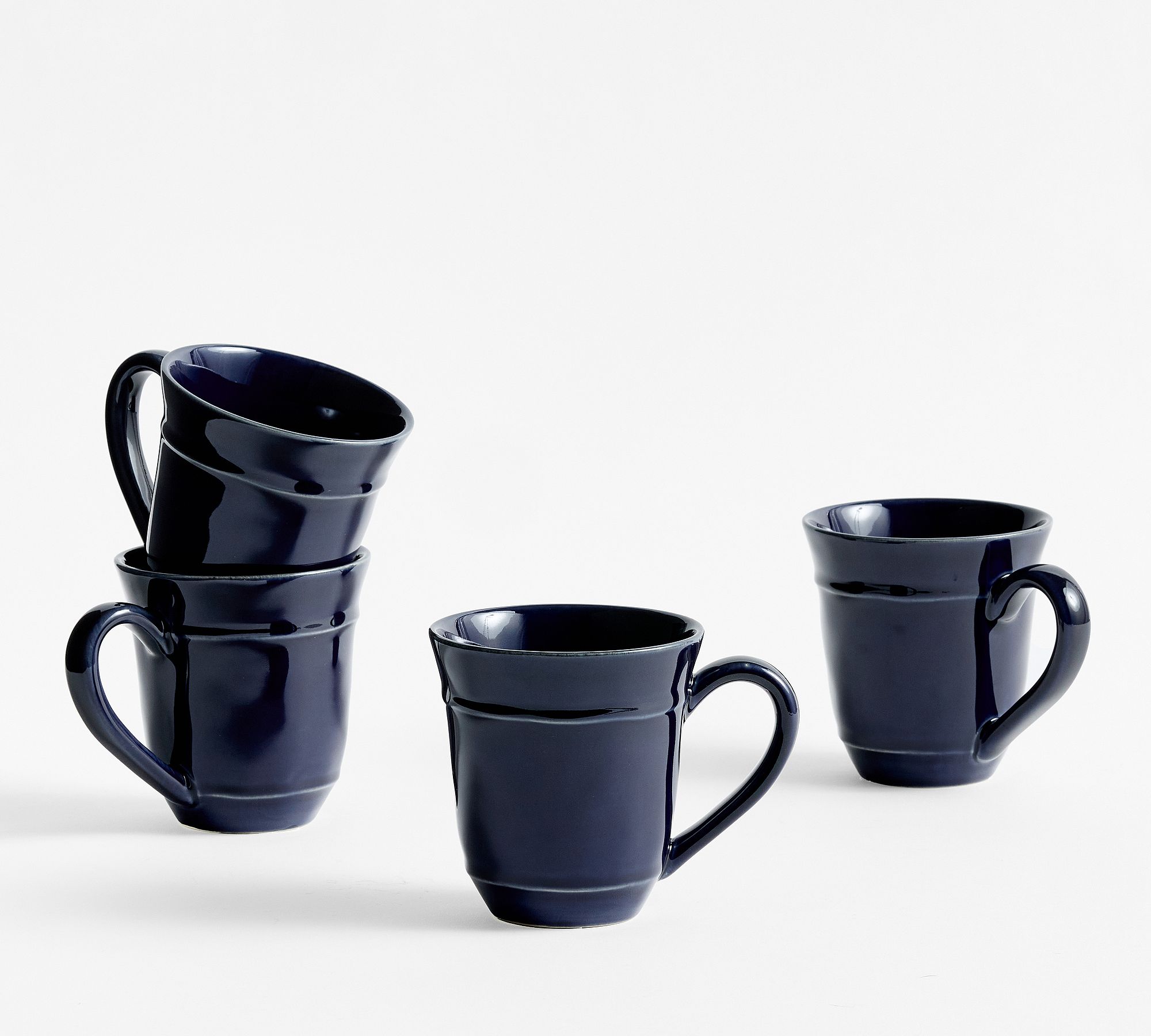 New Colors Cambria Handcrafted Stoneware Mugs - Set of 4