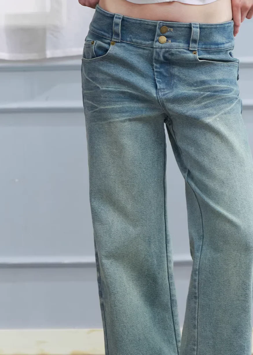 Soft Fade Straight Denim